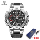 FOXBOX Relógio Masculino À Prova D'água Chronograph Quartz