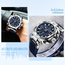 FOXBOX Relógio Masculino À Prova D'água Chronograph Quartz