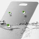 Tábua De Corte 304 Aço Inoxidável Antibacteriana À Prova De Mofo + Brinde jogo de facas