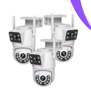 Camera View Dupla PRETO 360° Detection Humana Wifi