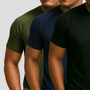 Compre 2 Leve 3 Camiseta Masculina Dry Fit Manga Curta