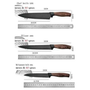 Conjunto De Facas Inox 6 Peças Antiaderente