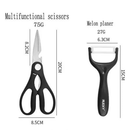 Conjunto De Facas Inox 6 Peças Antiaderente