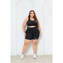 Kit 3 Conjuntos Top Shorts plus size