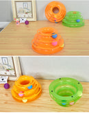 FunCone - Brinquedo TerapĂȘutico e interativo para gatos + 3 bolas coloridas GRĂTIS