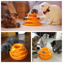 FunCone - Brinquedo TerapĂȘutico e interativo para gatos + 3 bolas coloridas GRĂTIS
