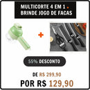 MultiCorte 4 em 1 + Brinde jogo de facas | Lançamento 2025 |