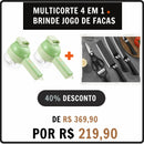 MultiCorte 4 em 1 + Brinde jogo de facas | Lançamento 2025 |
