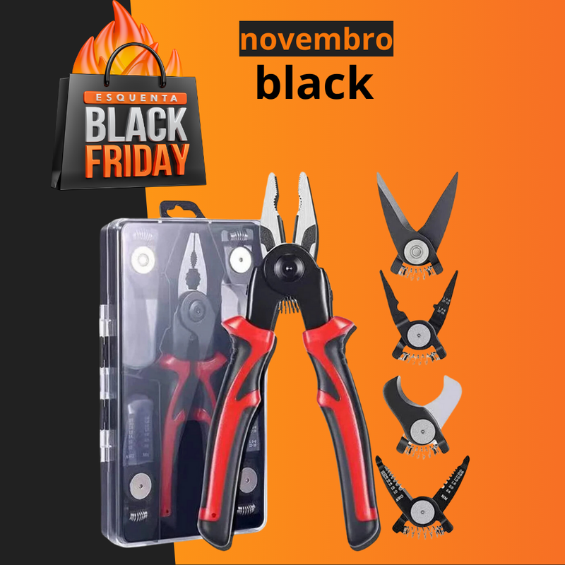 Alicate Multifuncional 5 em 1 - Lançamento 2025 (Oferta Black Friday + Frete Grátis)