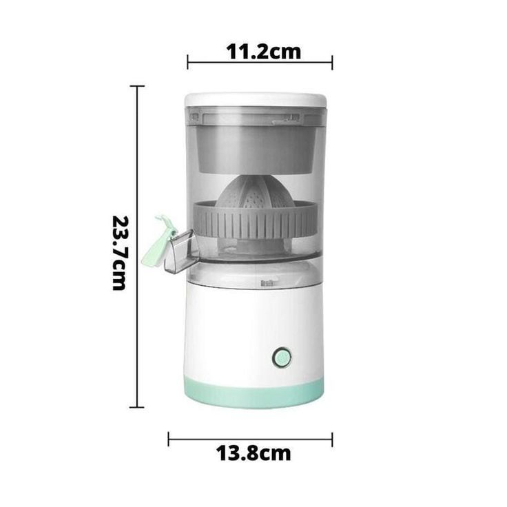 Espremedor De Laranja Frutas Elétrico Portátil Bivolt Extrator Recarregável USB
