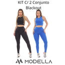 KIT C/ 2 Conjunto Blackout Liso Basic Zero Transparencia