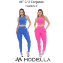 KIT C/ 2 Conjunto Blackout Liso Basic Zero Transparencia