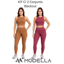 KIT C/ 2 Conjunto Blackout Liso Basic Zero Transparencia