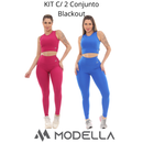 KIT C/ 2 Conjunto Blackout Liso Basic Zero Transparencia