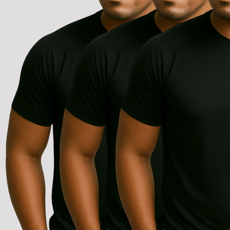 Compre 2 Leve 3 Camiseta Masculina Dry Fit Manga Curta