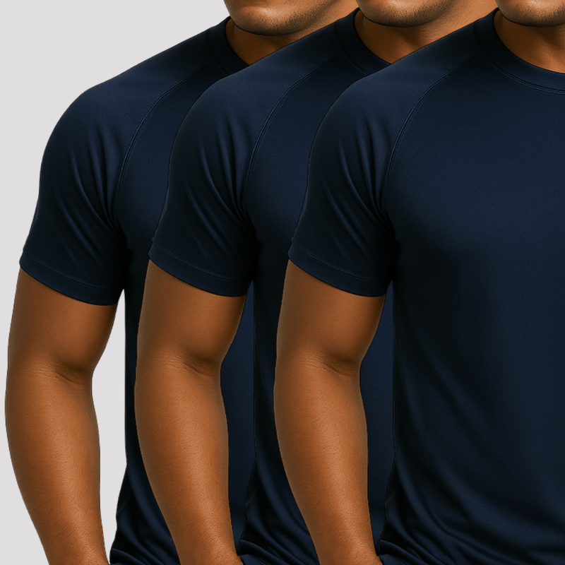 Compre 2 Leve 3 Camiseta Masculina Dry Fit Manga Curta