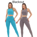 KIT C/ 2 Conjunto Blackout Liso Basic Zero Transparencia