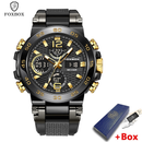 FOXBOX Relógio Masculino À Prova D'água Chronograph Quartz