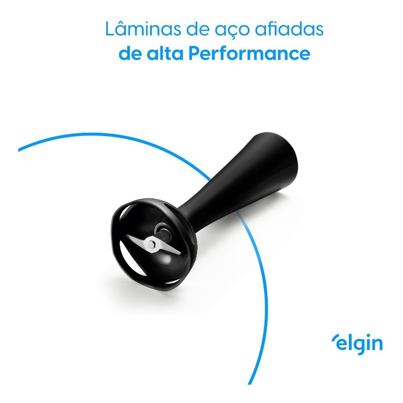 Mixer 3 em 1, Turbo Chef Elgin - 200W, Preto