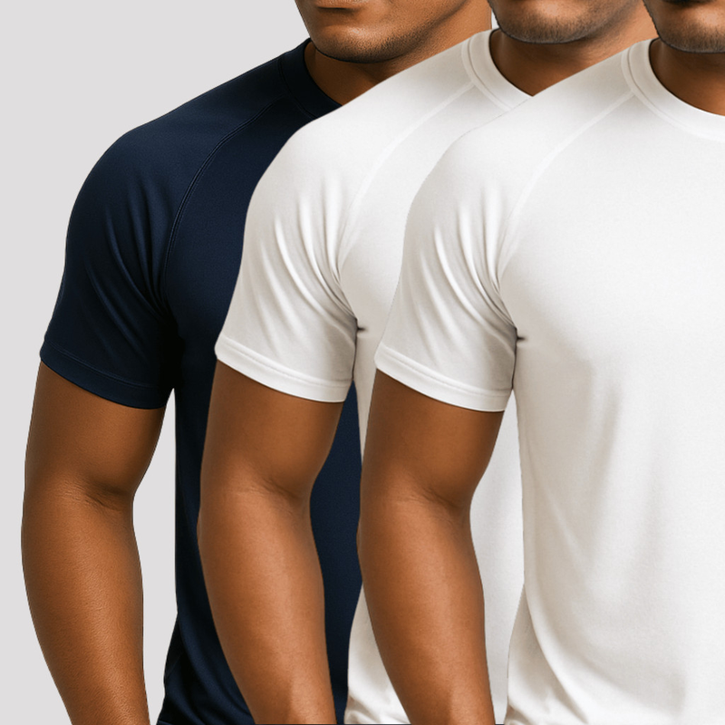 Compre 2 Leve 3 Camiseta Masculina Dry Fit Manga Curta