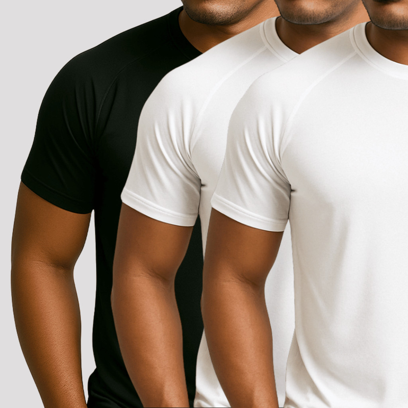 Compre 2 Leve 3 Camiseta Masculina Dry Fit Manga Curta