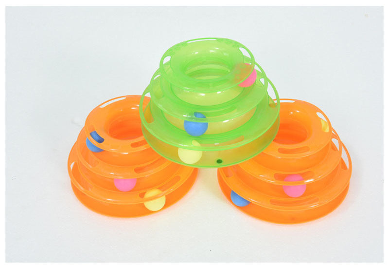 FunCone - Brinquedo Terapêutico e interativo para gatos + 3 bolas coloridas GRÁTIS