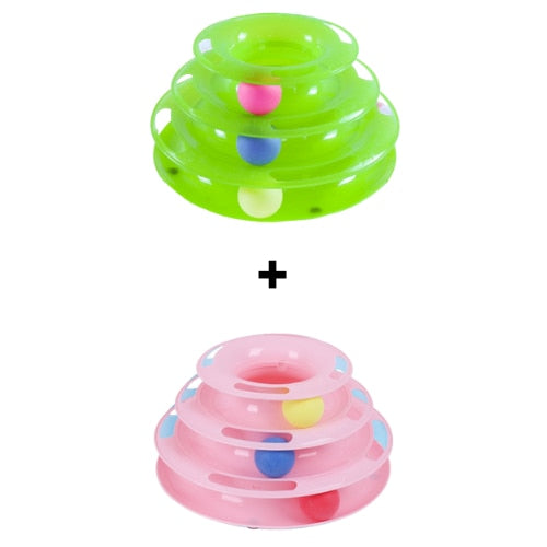 FunCone - Brinquedo Terapêutico e interativo para gatos + 3 bolas coloridas GRÁTIS