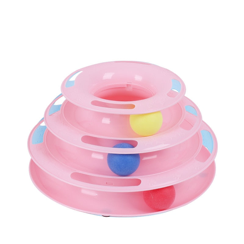 FunCone - Brinquedo Terapêutico e interativo para gatos + 3 bolas coloridas GRÁTIS