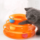 FunCone - Brinquedo Terapêutico e interativo para gatos + 3 bolas coloridas GRÁTIS